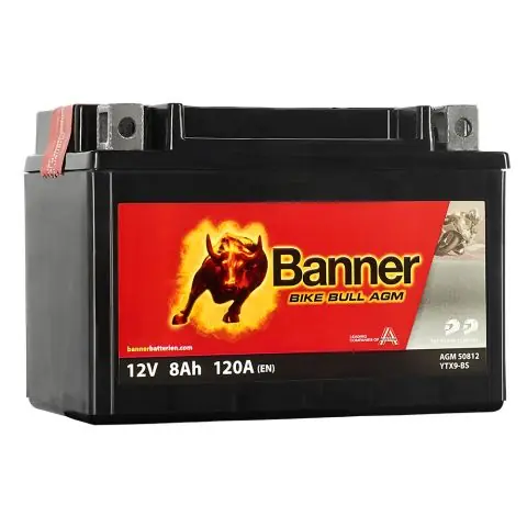 Outlet Banner Bike Bull AGM 50812 Startbatteri